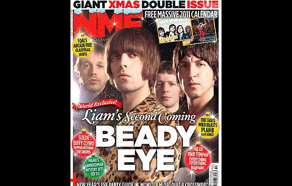 Beady Eye en couverture de NME, décembre 2010