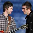 Liam et Noel Gallagher du temps d'Oasis, Milan, novembre 2008