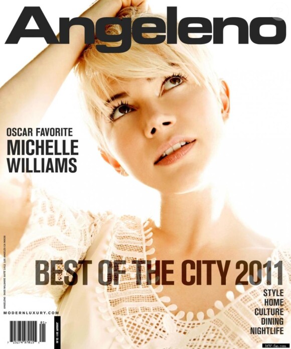 Michelle Williams en couverture d'Angeleno