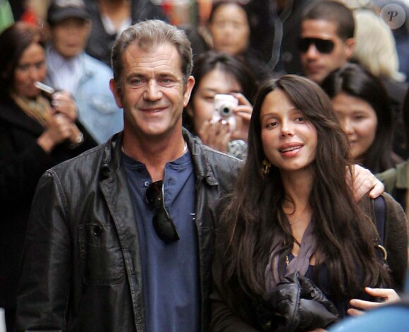 Mel Gibson et Oksana Grigorieva, New York, le 14 octobre 2009