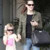 Jennifer Garner et Ben Affleck emmènent leur fille Violet chez l'ophtalmologiste puis chez l'opticien à la fin du mois de décembre à Los Angeles