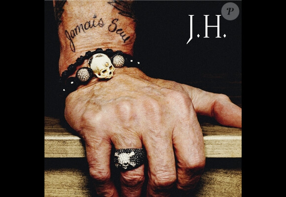 Johnny Hallyday, pochette du single Jamais Seul, signée Jean-Baptiste Mondino