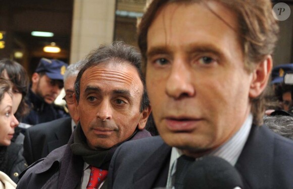 Eric Zemmour comparait devant la 17e chambre du tribunal correctionnel de Paris, défendu par son avocat Olivier Pardo, le 11 janvier 2011