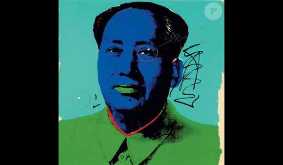 Le Mao d'Andy Warhol et Dennis Hopper vendu 302 500 dollars chez Christie's à New York, le 11 janvier 2010
