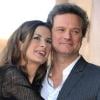 Colin Firth et sa femme Livia Giuggioli à l'occasion de l'hommage rendu à l'acteur anglais sur le Walk of Fame, à Los Angeles, le 13 janvier 2011.