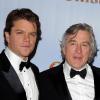 Robert de Niro, posant avec Matt Damon, a obtenu le 16 janvier 2011 un Golden Globe honorfique: le prix Cecil B. DeMille