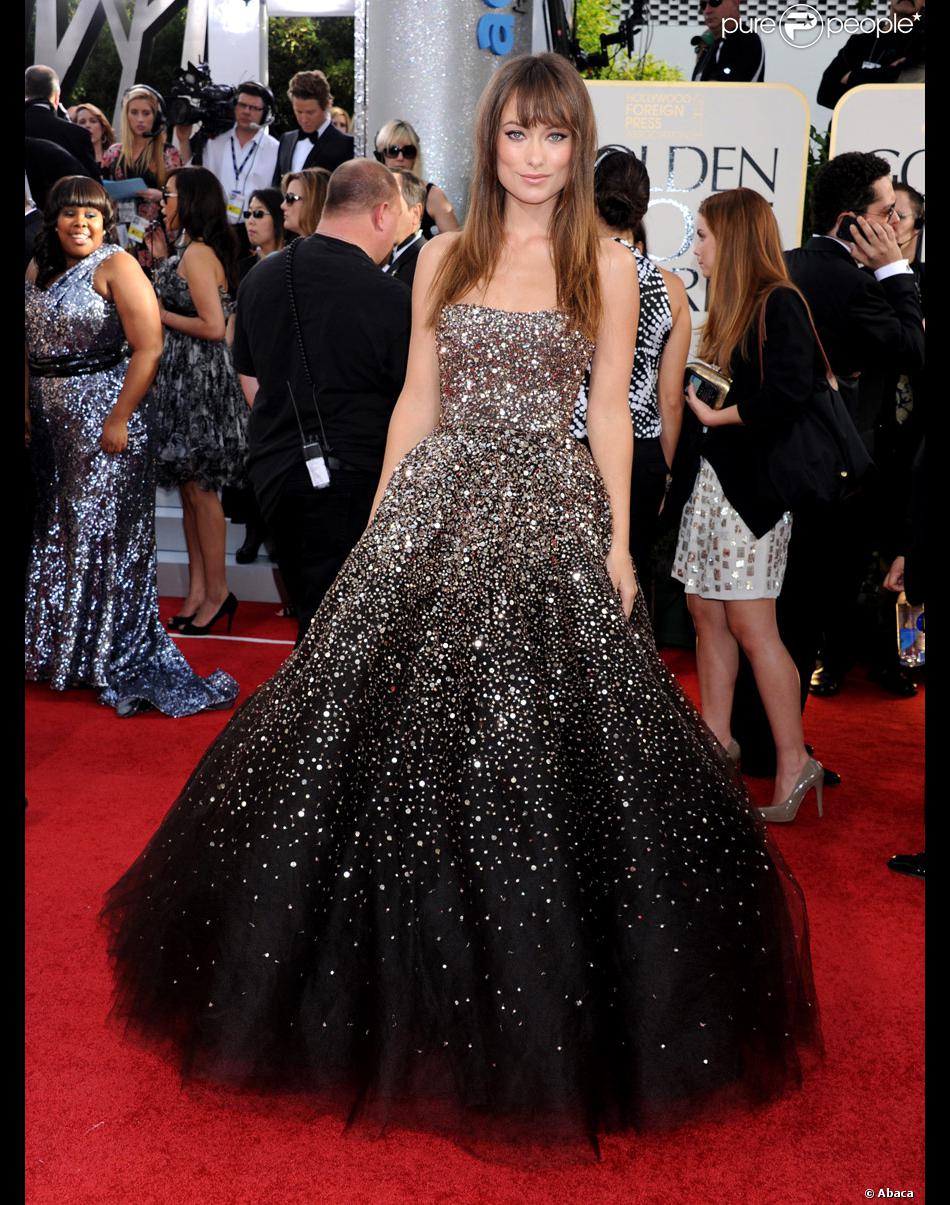Olivia Wilde Lors Des Golden Globes Le 16 Janvier 2011 A Los Angeles Purepeople
