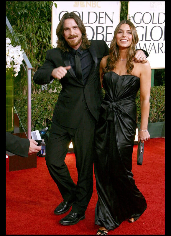 Christian Bale et sa femme Sandra lors des Golden Globes le 16 janvier 2011 à Los Angeles