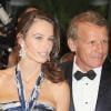 Patrick Poivre d'Arvor et Agathe Brone, festival de Cannes, mai 2008