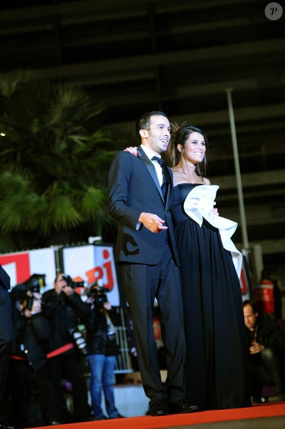 Karine Ferri et Mustapha El Atrassi à la 12e cérémonie des NRJ Music Awards. 22/01/2011
