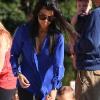 Kourtney Kardashian et son adorable Mason pour une journée au parc attendrissante. Le 22 janvier 2011 à Beverly Hills 