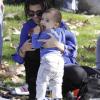 Kourtney Kardashian et son adorable Mason pour une journée au parc attendrissante. Le 22 janvier 2011 à Beverly Hills 
