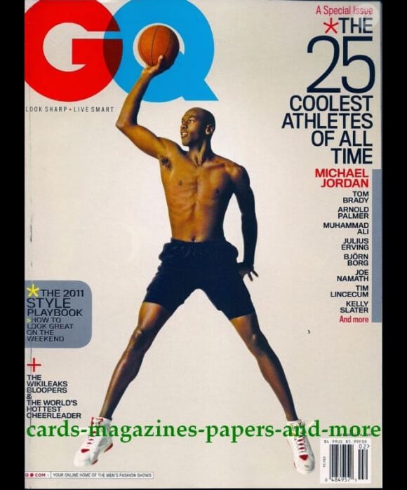 Michael Jordan en couverture du GQ US du mois de février 2011