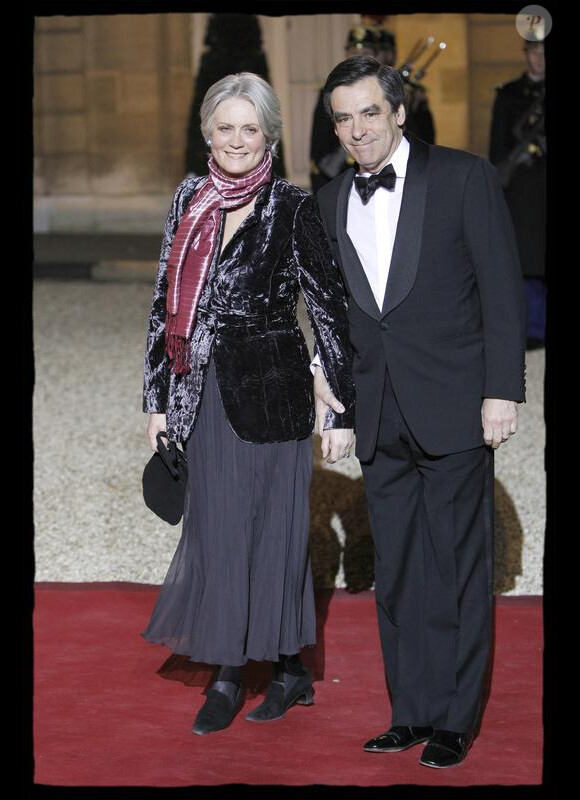 François Fillon et son épouse Penelope en mars 2010