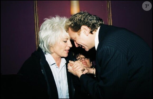 Laurent Boyer et Catherine Lara en 1998, à l'issue des Victoires de la musique.