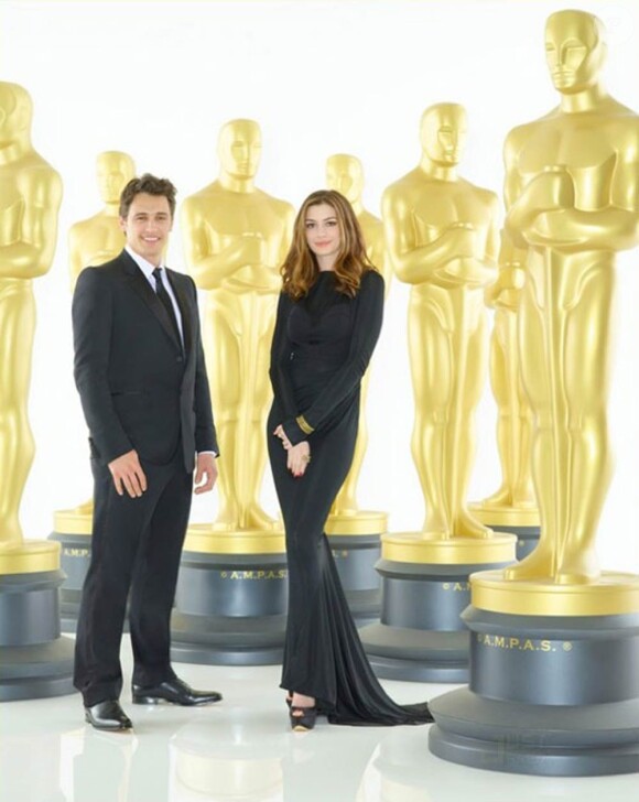 James Franco et Anne Hathaway sont les deux stars qui animeront les Oscars, le 27 février 2011.