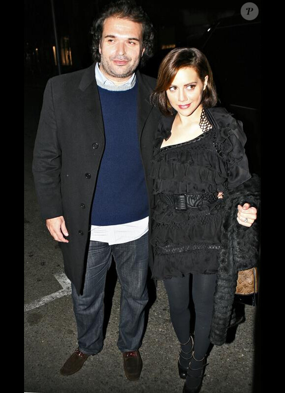 Brittany Murphy et son époux Simon Monjack, à Beverly Hills, en novembre 2007.