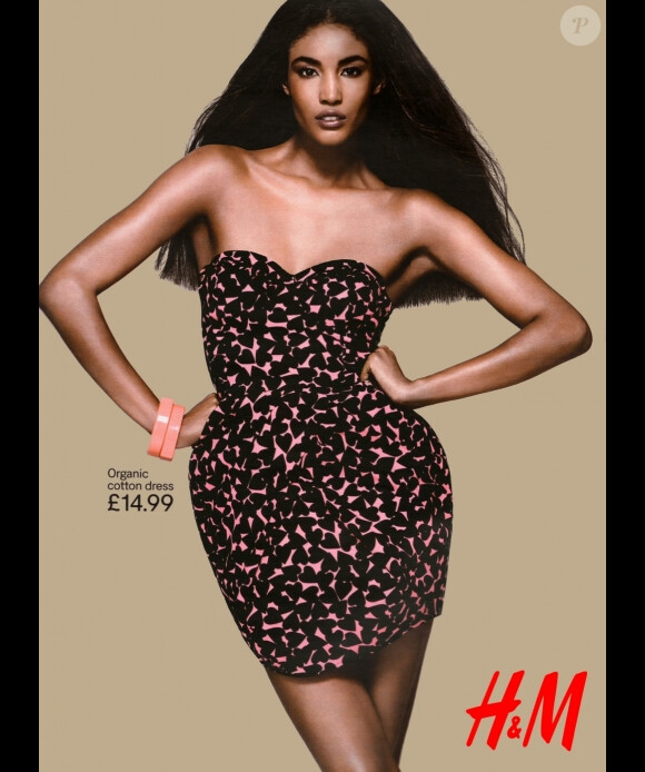 Sessilee Lopez nouvelle égérie H&M pour la collection printemps-été 2011.