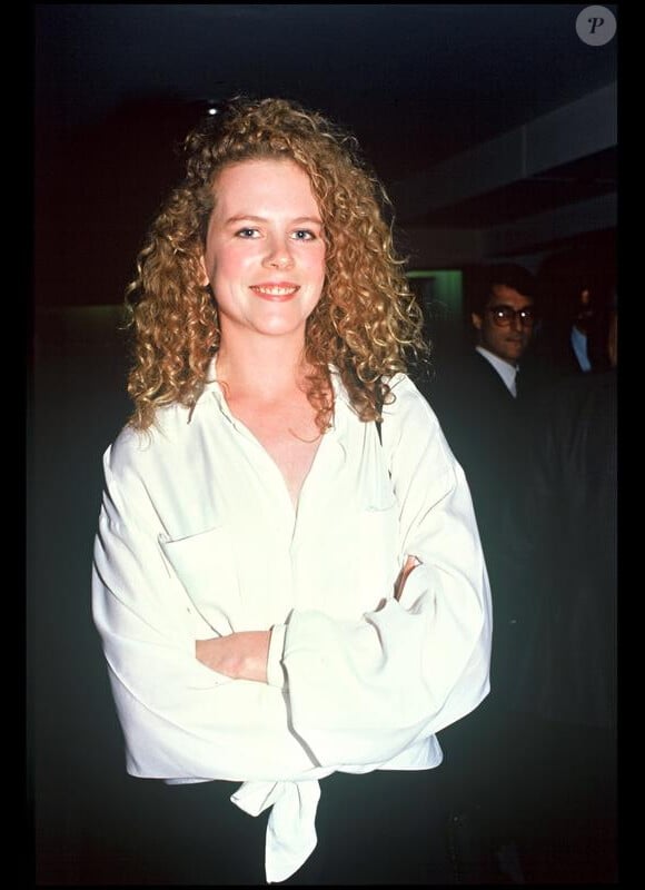 A 23 ans Nicole Kidman possède une bouche fine, en 1990.
