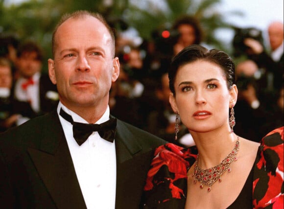 Demi Moore et Bruce Willis en 1997