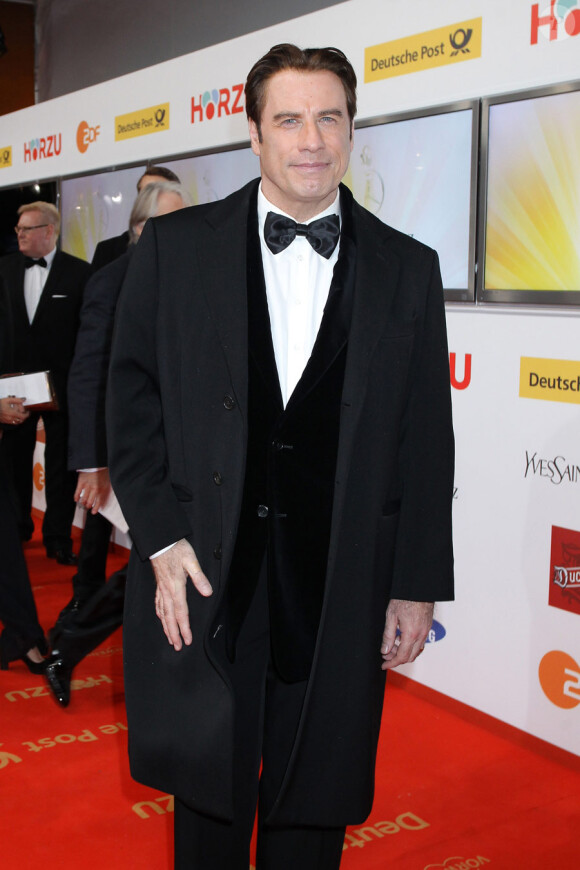 John Travolta lors des Golden Camera Awards à Berlin le 5 février 2011