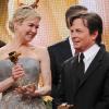 Renée Zellwegger et Michael J. Fox lors des Golden Camera Awards à Berlin le 5 février 2011