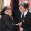 Danny DeVito et Michael J. Fox lors des Golden Camera Awards à Berlin le 5 février 2011