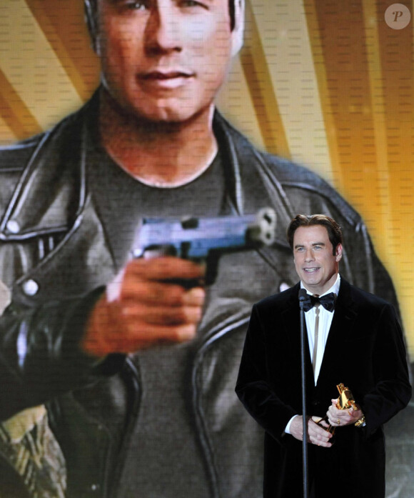 John Travolta lors des Golden Camera Awards à Berlin le 5 février 2011