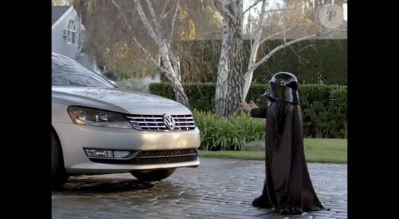 Capure d'écran de la publicité Volkswagen diffusée lors du Super Bowl le 6 février 2011