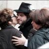 Matthieu Chedid assiste aux obsèques de sa grand-mère Andrée Chedid, le 9 février, à Paris.