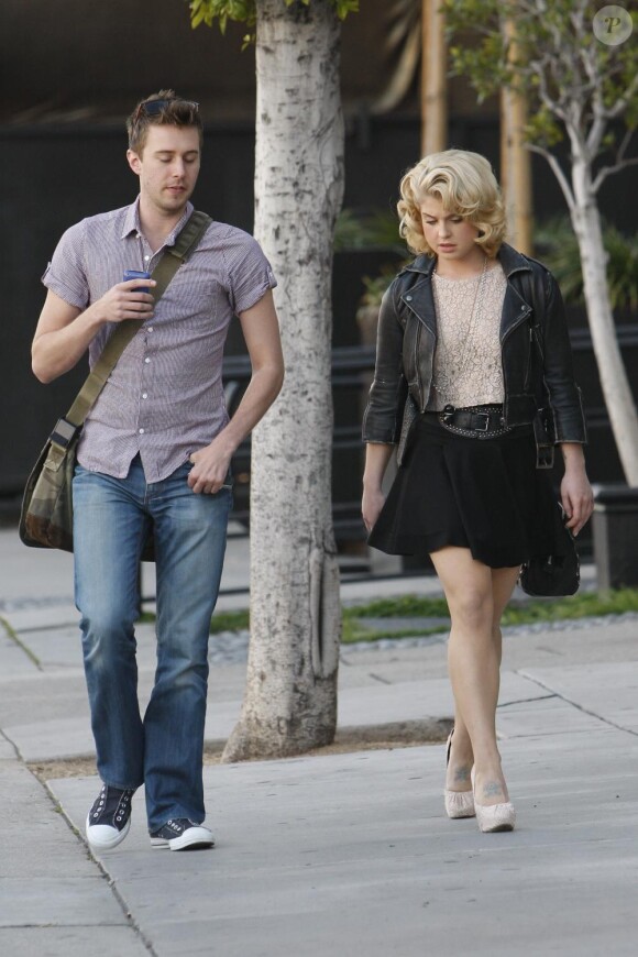 Kelly Osbourne et son petit ami Don Brosco à Los Angeles, le 9 février 2011.