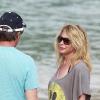 Rosanna Arquette en vacances à Saint-Barth' le 25 et 26 janvier 2011.