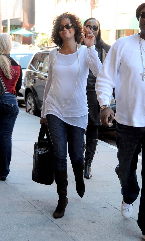 Whitney Houston, Beverly Hills, le 10 février 2011