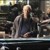 Clint Eastwood dirige ses acteurs dont Leonardo DiCaprio sur le tournage de J.Edgar à Los Angeles 