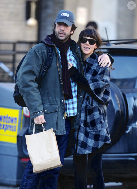 David Schwimmer et sa femme Zoe en amoureux (14 février 2011 à Manhattan)