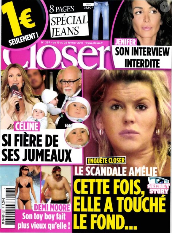Le magazine Closer du samedi 19 février.