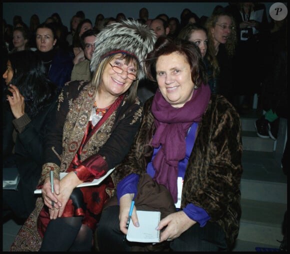 Hilary Alexander et Suzy Menkes au défilé Daniella Issa Helayel durant la Fashion Week de New York, le 19 février 2011.