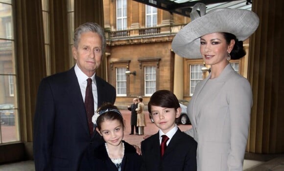 Catherine Zeta-Jones, Michaël Douglas et leurs enfants Dylan et Carys