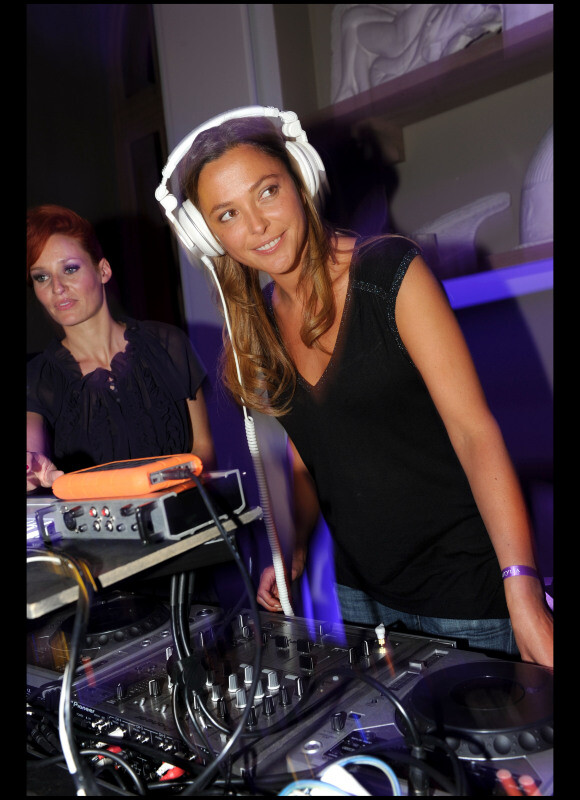 Sandrine Quétier au lancement de la nouvelle chaîne Stylia, en septembre 2010.