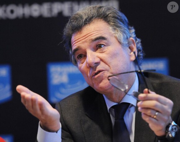 Alain de Pouzilhac est le PDG de la société SAEF, qui détient la chaîne d'information France 24, à Paris, le 30 novembre 2010.