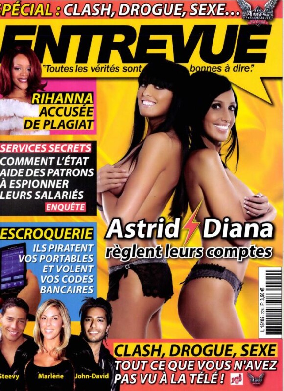 Le magazine Entrevue (mars 2011) est en kiosques depuis le samedi 26 février.
