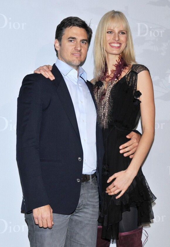Karolina Kurkova et Archie Drury à la soirée Dior organisée à Madrid le 2 mars 2011