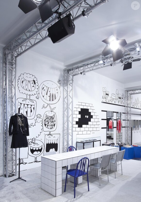 Boutique éphémère Chanel et Colette rue Saint-Honoré, jusqu'au 10 mars 2011