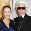 Karl Lagerfeld et Vanessa Paradis en septembre 2010