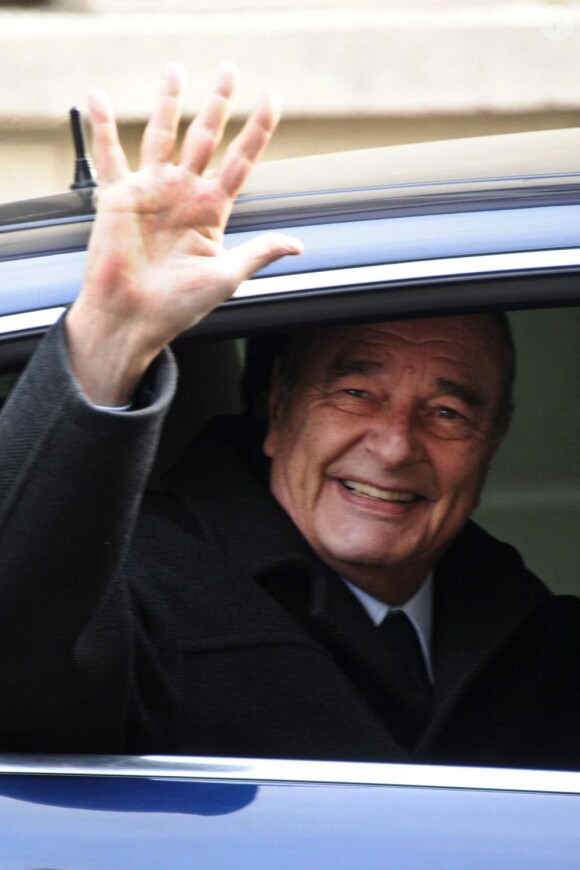 Jacques Chirac, le 31 janvier à Paris.