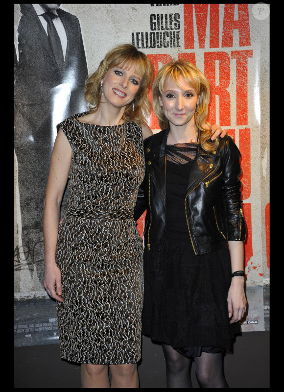 Karin Viard et Audrey Lamy lors de l'avant-première du film Ma part du gâteau à Paris le 8 mars 2011
