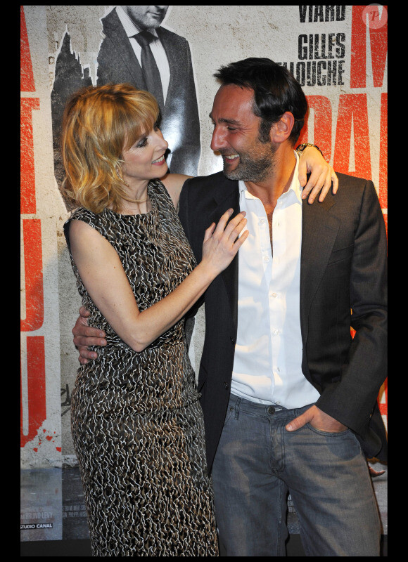 Karin Viard et Gilles Lellouche lors de l'avant-première du film Ma part du gâteau à Paris le 8 mars 2011