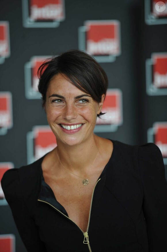 Alessandra Sublet, conférence de presse de rentrée de Radio France, à Paris, le 27 août 2010
