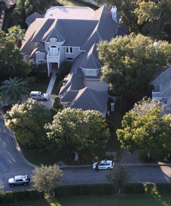 Image de la maison de Tiger Woods et Elin Nordegren à Windermere en Floride, là où le scandale a éclaté...
