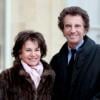 Jack Lang et sa femme lors de la remise de décorations à l'Elysée le 9 mars 2011